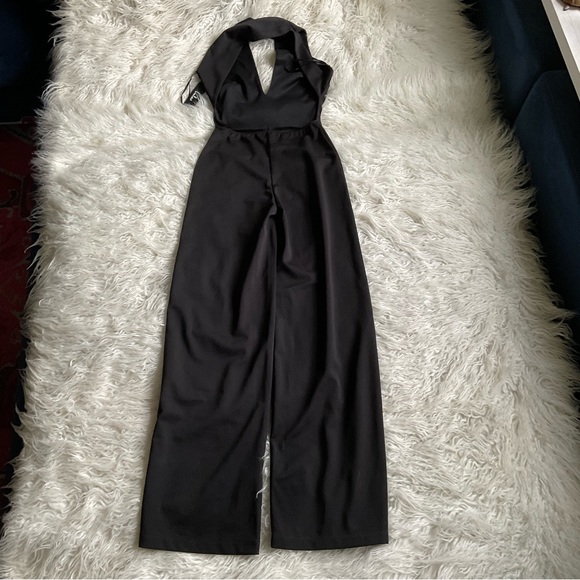 🆕Lulu’s Thinking‎ Out Loud Black Backless Jumpsuit - Picture 8 of 10